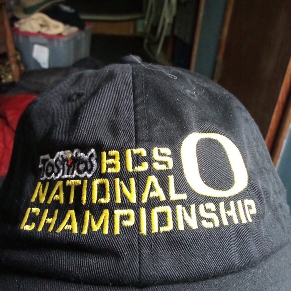 Nike Oregon Ducks BCS National Championship Strap Hat Cap - Picture 2 of 11